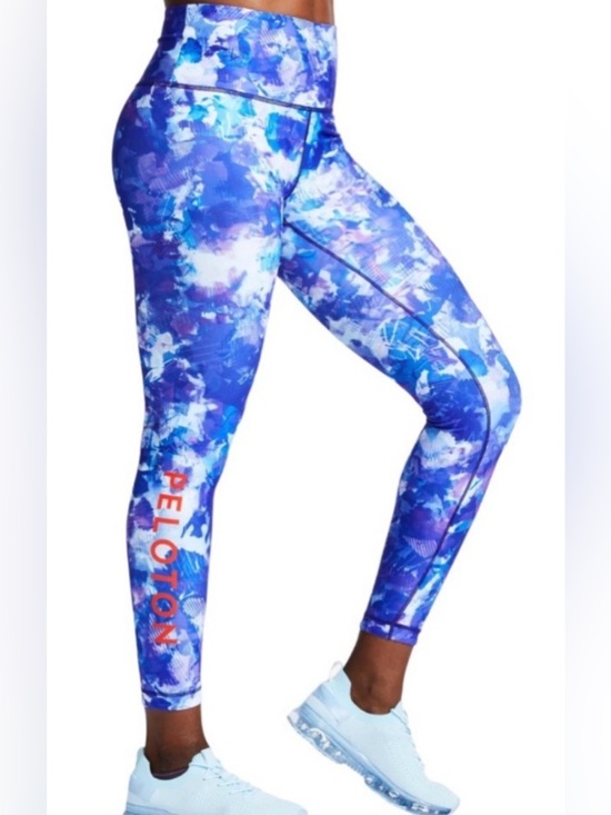 Peloton Pants - Peloton x WITH Blue Moves Reversible High Waisted Leggings